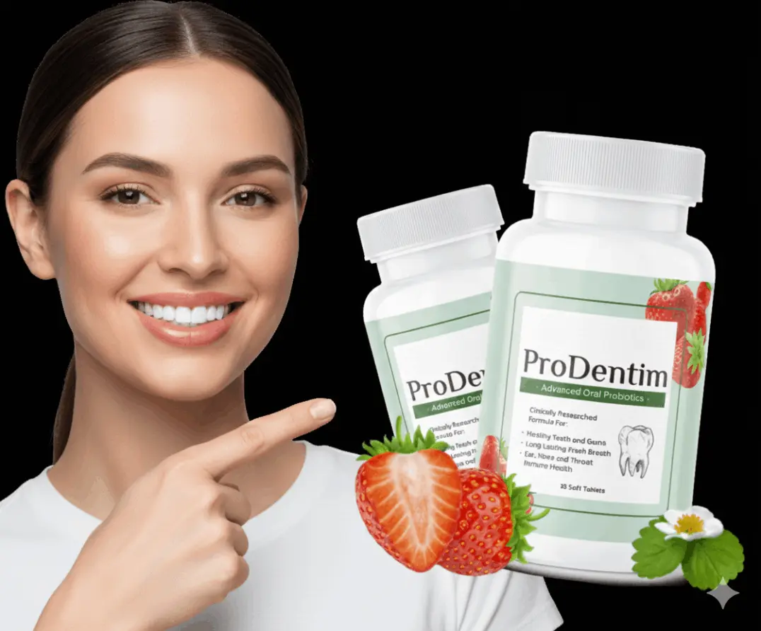 smiling face of a happy girl using ProDentim